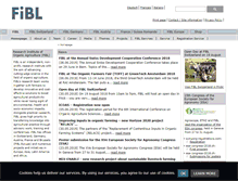 Tablet Screenshot of fibl.org